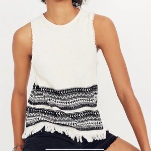 Madewell villa grove sweater tank